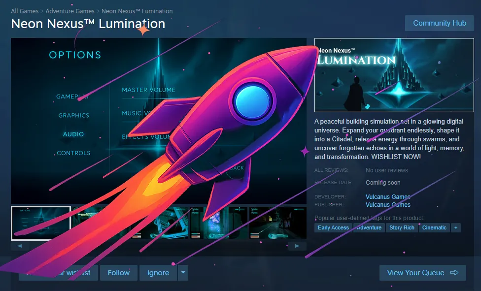 Launch Steam Page